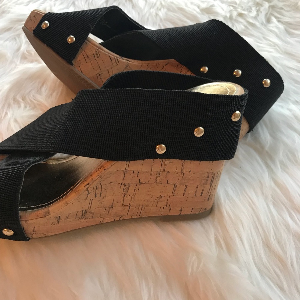 Madden Girl Nautic Cork Platform Wedges Sandals 9 - Picture 5 of 6